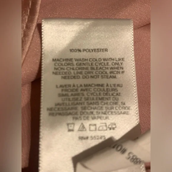 Express fairycore polyester pink cami blouse with open effect and straps - Picture 7 of 7